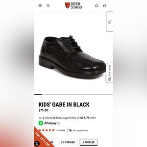 Kids' Black Dress Shoes